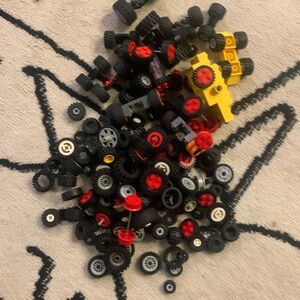Large lot of WHEELS Legos
